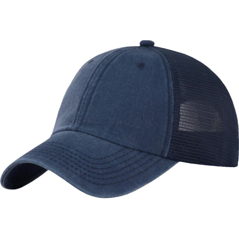 Plus Size Trucker Hat Snapback Baseball Cap Big Head Fit Mesh Back